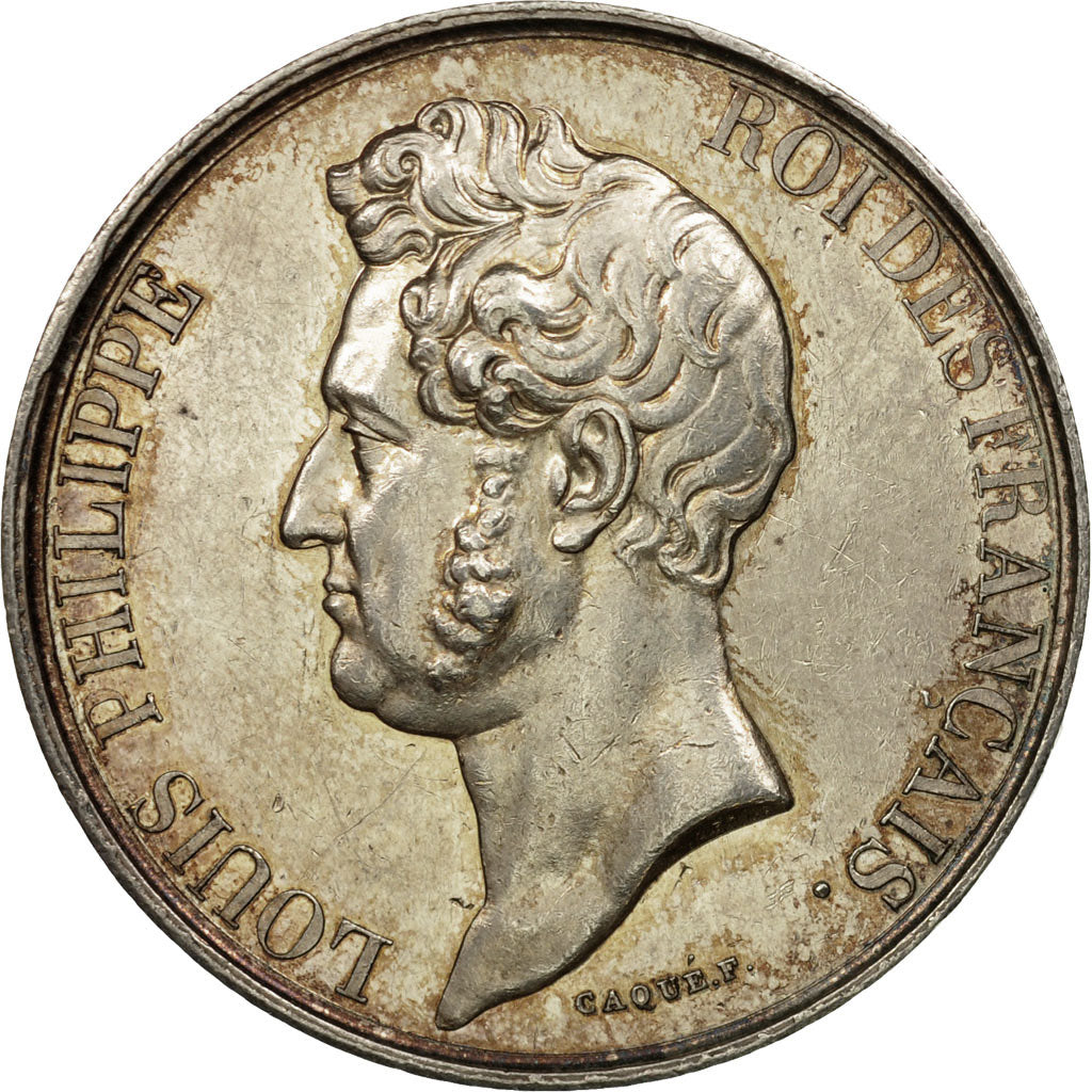 France, Token, Louis-Philippe, Chambre de Commerce de Rouen, Caqué, AU(55-58)
