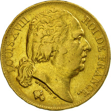 Münze, Frankreich, Louis XVIII, Louis XVIII, 20 Francs, 1818, Paris, SS, Gold