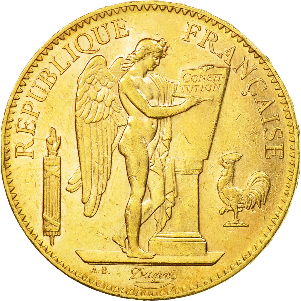 Coin, France, Génie, 100 Francs, 1904, Paris, AU(50-53), Gold, KM:832