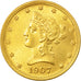 Coin, United States, Liberty Head, $10, 1907, San Francisco, MS(60-62), Gold