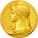 France, Medal, Marianne, République Française, O.Roty, MS(60-62), Gold