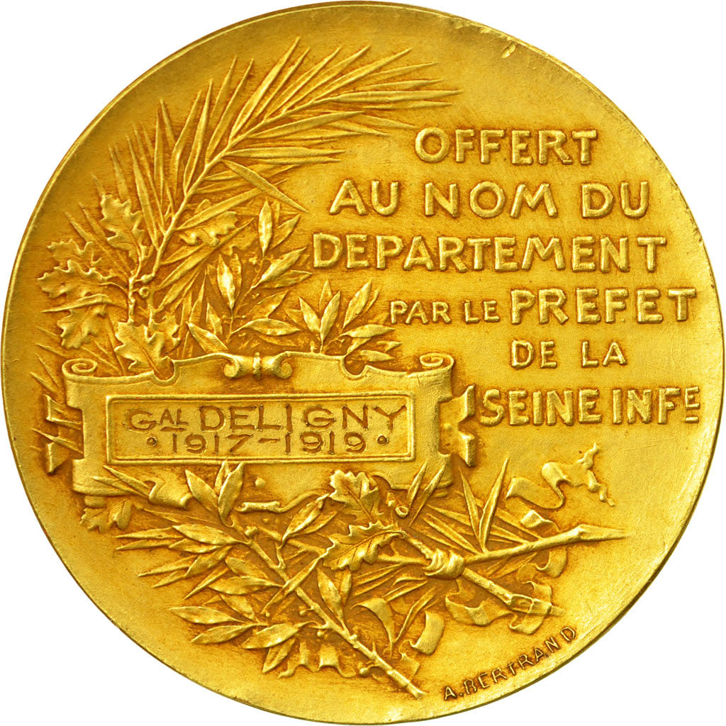 France, Medal, Marianne, République Française, O.Roty, MS(60-62), Gold