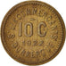 Monnaie, France, 10 Centimes, 1922, SUP, Laiton, Elie:10.8