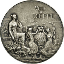 Francia, medaglia, Chambre de Commerce de Dieppe, 1907, Delpech, SPL-, Argento