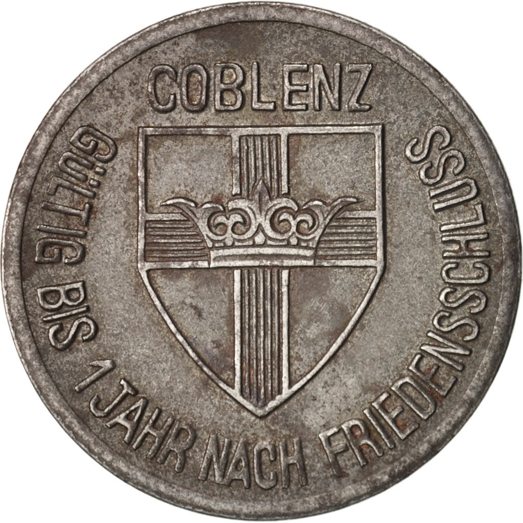 Germany, Kriegsgeld, Coblenz, 25 Pfennig, 1918, Iron