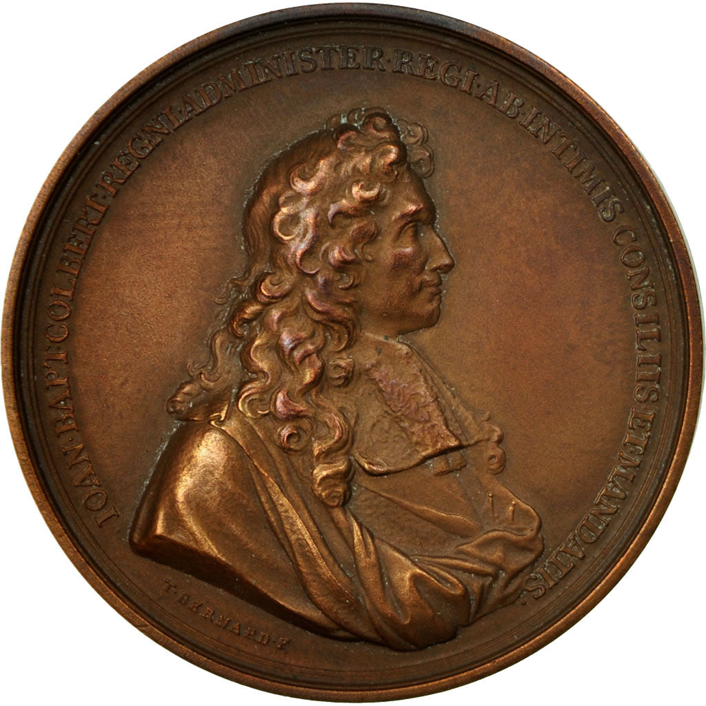 Francia, medalla, Colbert, Chambre de Commerce de Reims, T. Bernard, EBC+
