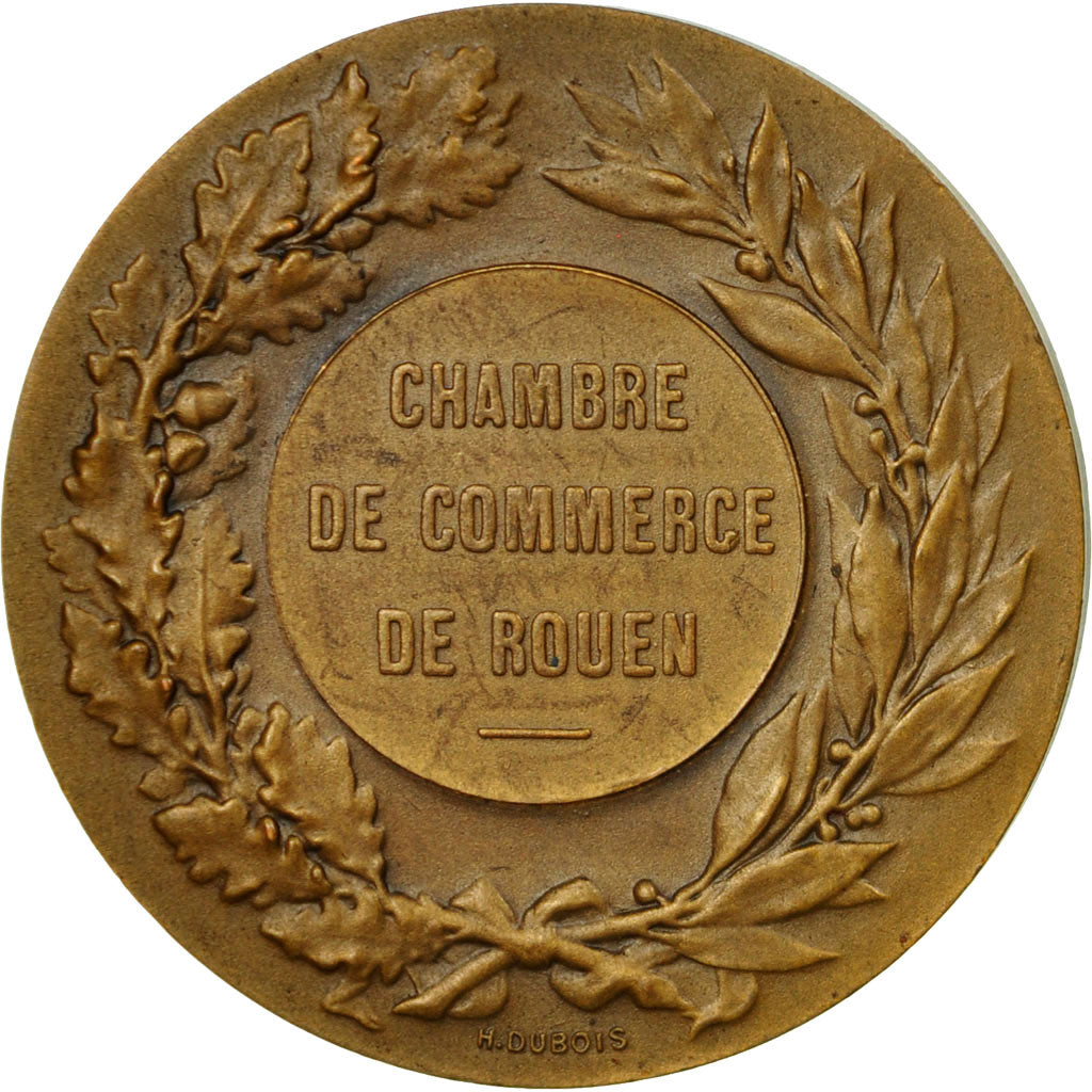France, Médaille, Marianne, Chambre de Commerce de Rouen, Dupuis.D / Dubois.H