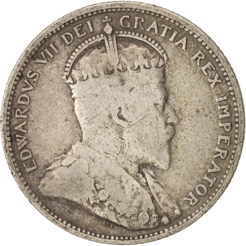 Canada, Edward VII, 25 Cents, 1906, Royal Canadian Mint, Ottawa, Silver, KM:11