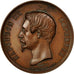 Francia, medaglia, Napoléon III, Endiguement de la Seine, 1858, Caqué, SPL-