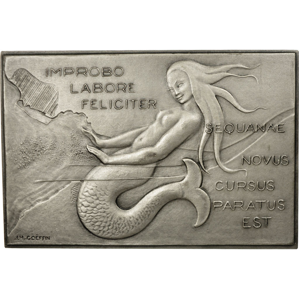 France, Médaille, Chambre de Commerce de Rouen, 1960, Coeffin, SPL, Argent