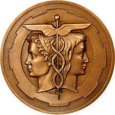 France, Medal, Chambre de Commerce de Rouen, Coeffin, MS(63), Bronze