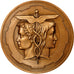 France, Medal, Chambre de Commerce de Rouen, Coeffin, MS(63), Bronze