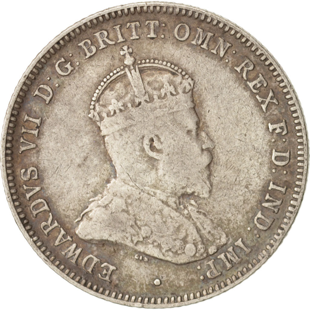 Australia, Edward VII, Shilling, 1910, London, Silver, KM:20