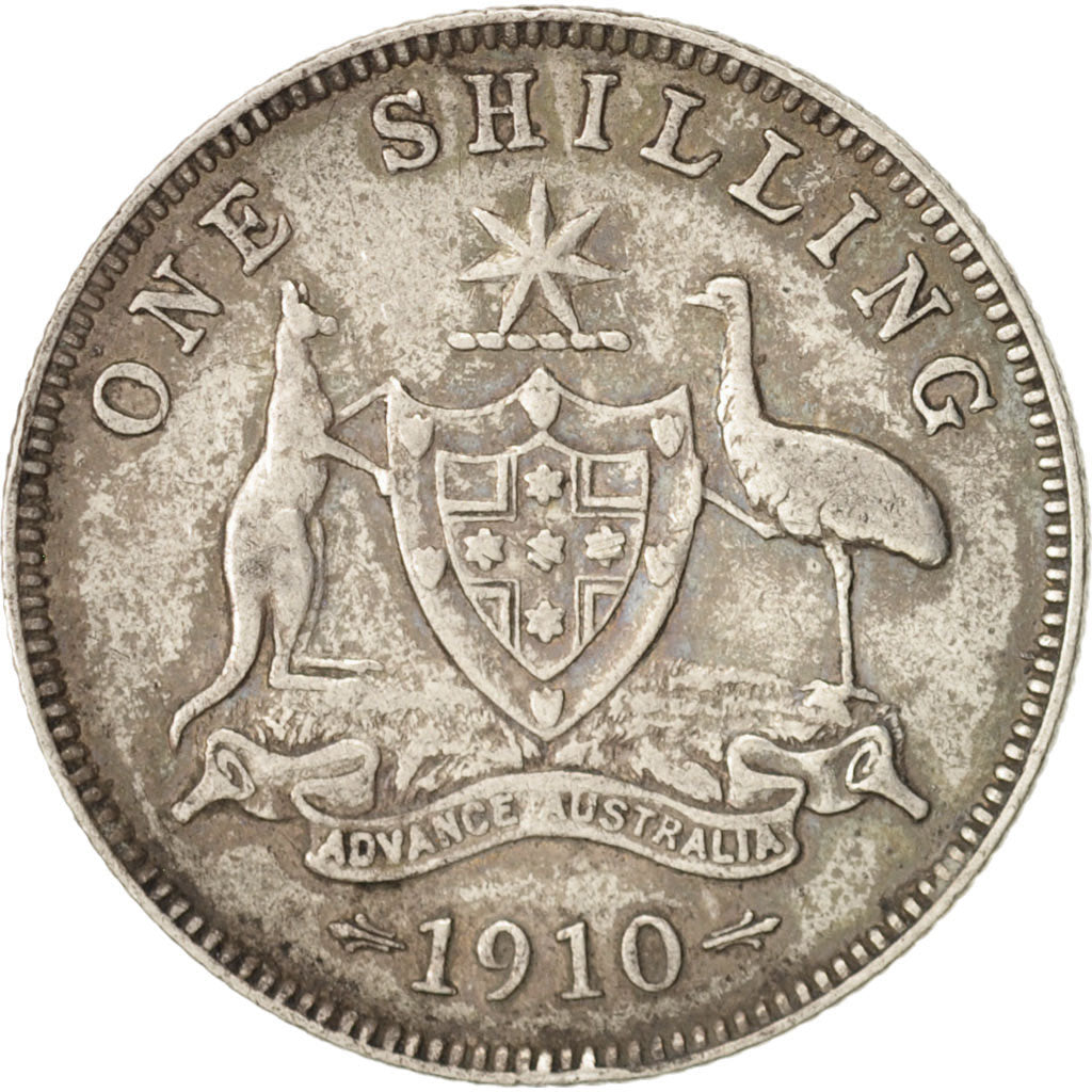 Australia, Edward VII, Shilling, 1910, London, Silver, KM:20