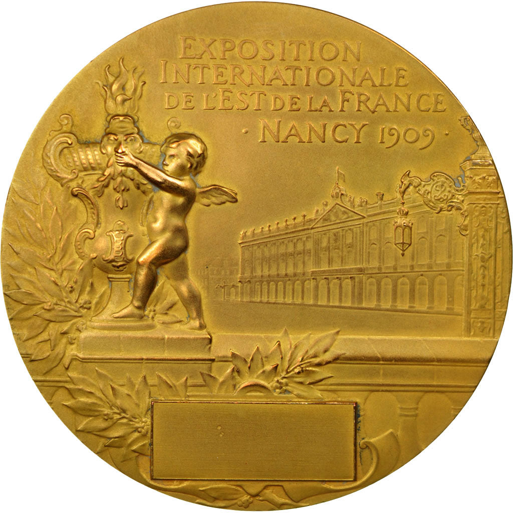 Francja, Medal, Exposition Internationale de l'Est de la France, Nancy, 1909