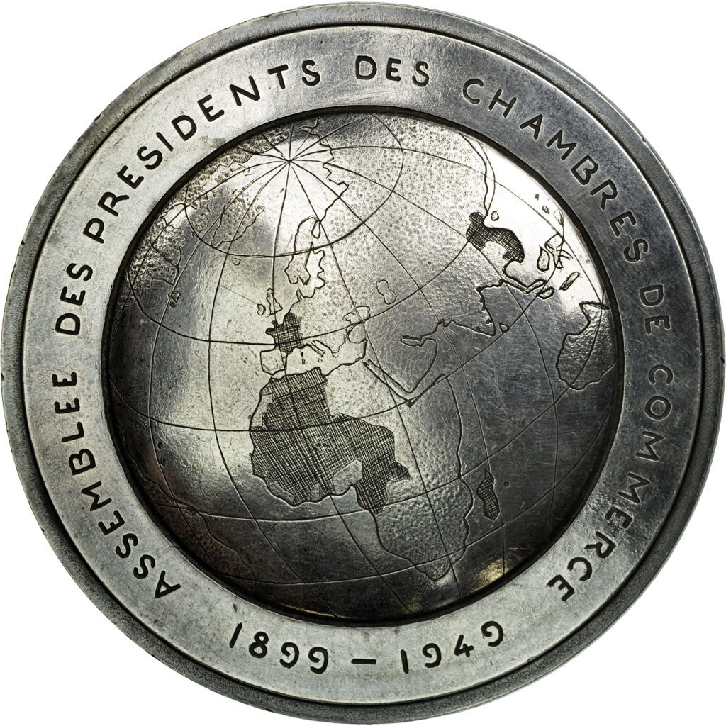 France, Medal, Assemblée des Présidents des Chambres de commerce, 1949