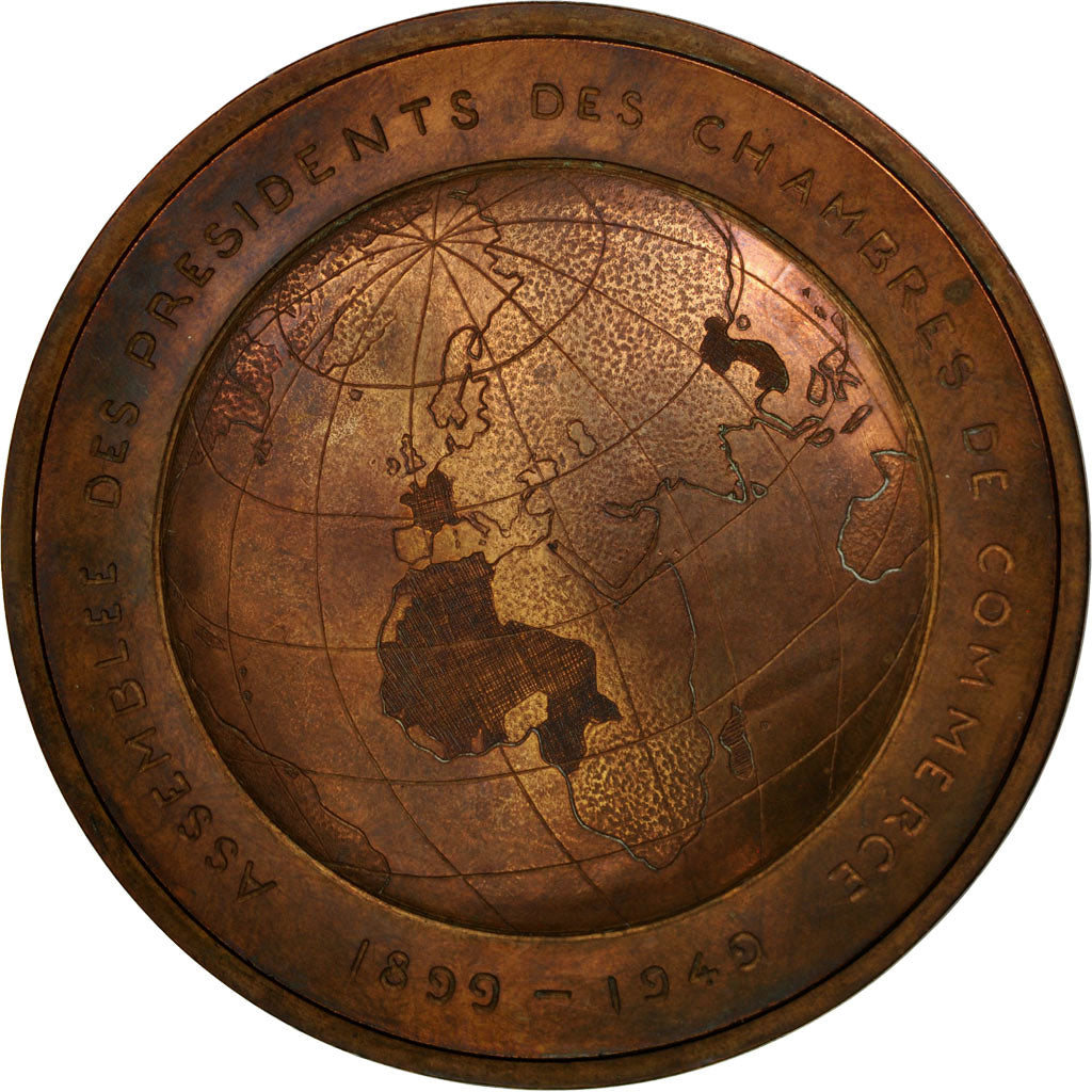 Francia, medalla, Assemblée des Présidents des Chambres de commerce, 1949