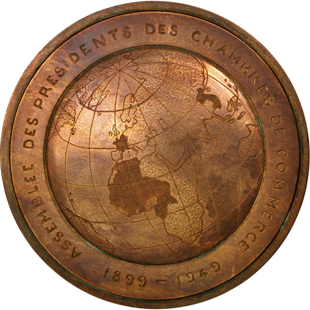 Francia, medalla, Assemblée des Présidents des Chambres de commerce, 1949