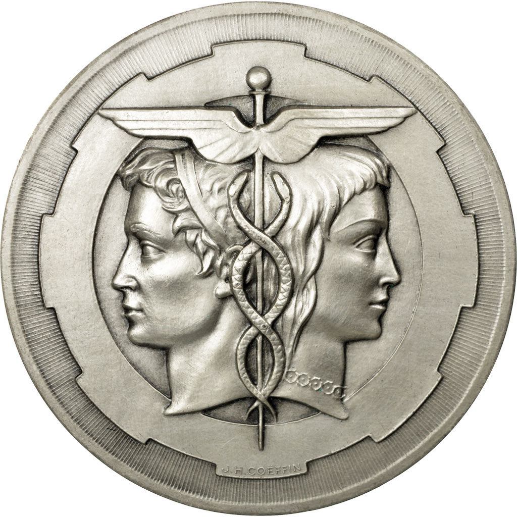 France, Medal, Chambre de Commerce et d'Industrie de Rouen, Coeffin, MS(65-70)