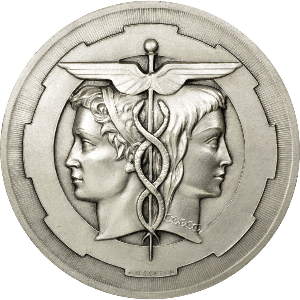 France, Medal, Chambre de Commerce et d'Industrie de Rouen, Coeffin, MS(64)