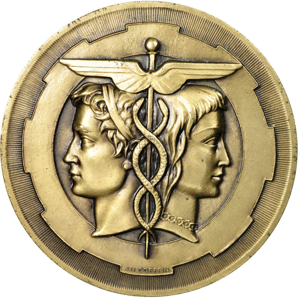 France, Médaille, Chambre de Commerce et d'Industrie de Rouen, 1978, Coeffin