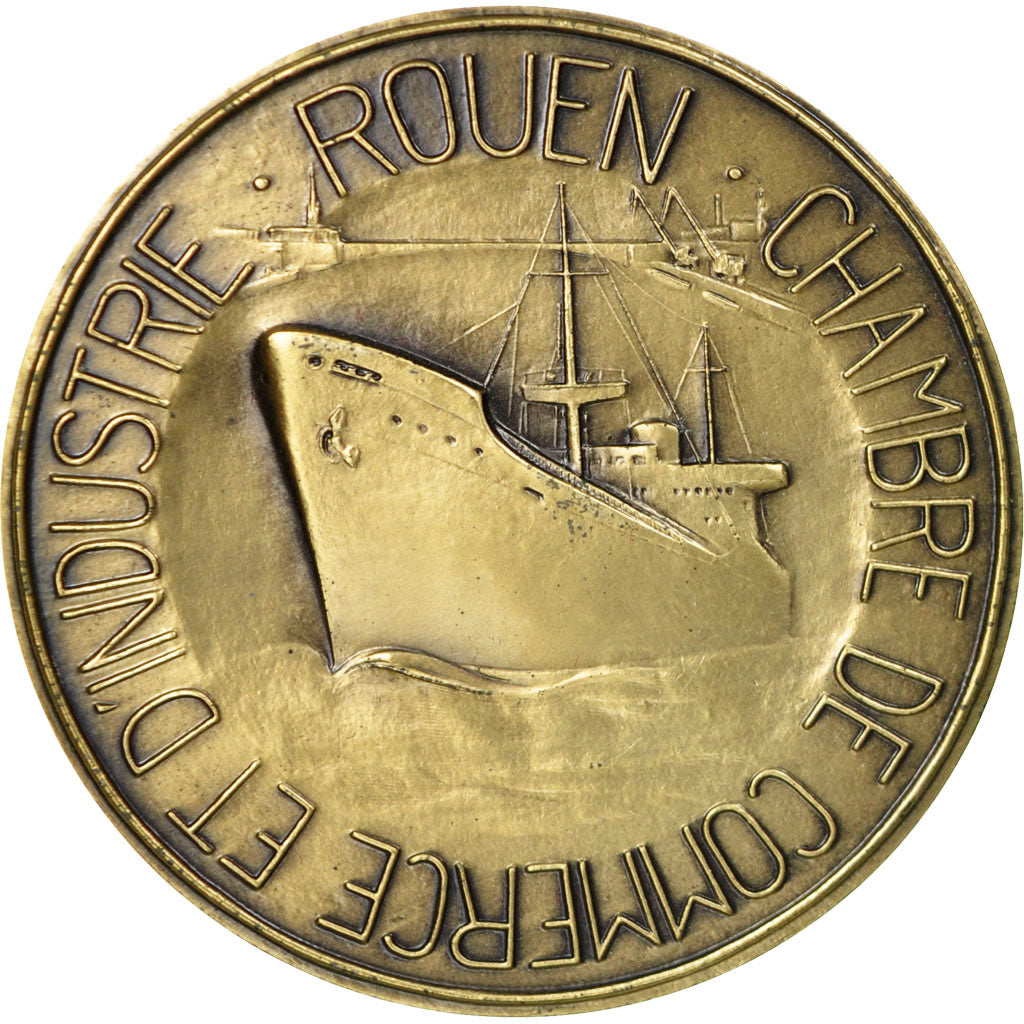 France, Médaille, Chambre de Commerce et d'Industrie de Rouen, 1978, Coeffin