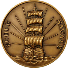 France, Medal, Ecole Navale, MS(65-70), Bronze