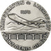France, Medal, Inauguration de l'Aéroport Saint-Denis Gillot, 1976, MS(65-70)