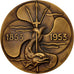 France, Medal, Compagnie des bateaux à vapeur du Nord, 1953, Baron, MS(65-70)