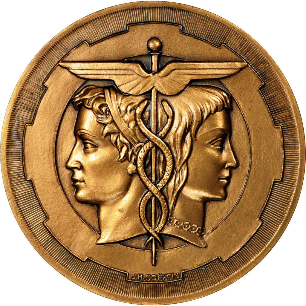 Francia, medalla, Ecole Supérieure de Génie Electrique, Rouen, 1991, Coeffin
