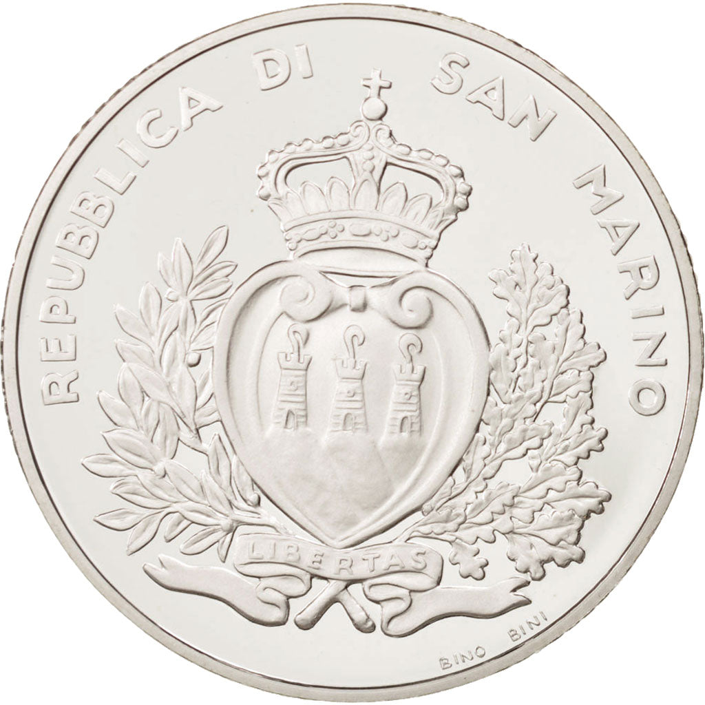 San Marino, 10 Euro, 2010, Silver, Schumann, KM:497