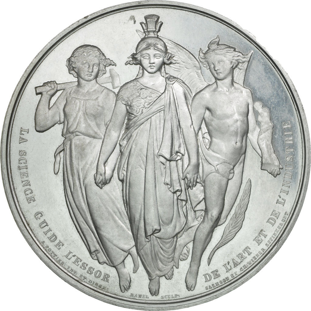 Francia, medaglia, Société Libre d'émulation du Commerce, Seine Inférieure