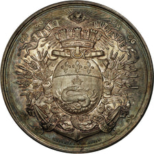 France, Medal, Ville du Havre, Lecomte, AU(55-58), Silver