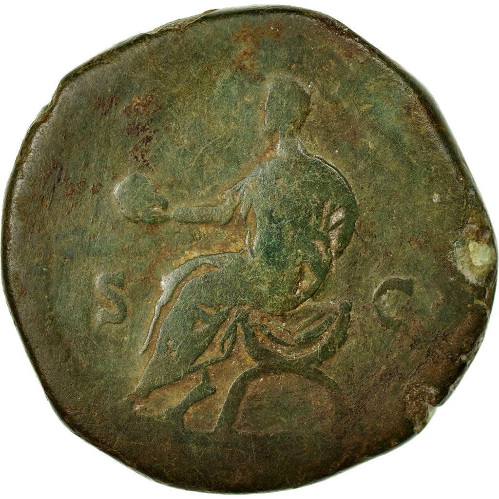 Coin, Commodus, Sestertius, Rome, VF(20-25), Bronze, RIC:463