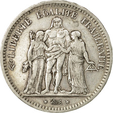 Münze, Frankreich, Hercule, 5 Francs, 1849, Paris, SS, Silber, KM:756.1