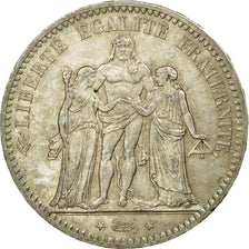 Moneta, Francia, Hercule, 5 Francs, 1876, Paris, SPL, Argento, KM:820.1