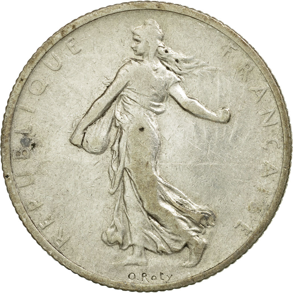 Moneta, Francja, Semeuse, 2 Francs, 1901, Paris, EF(40-45), Srebro, KM:845.1