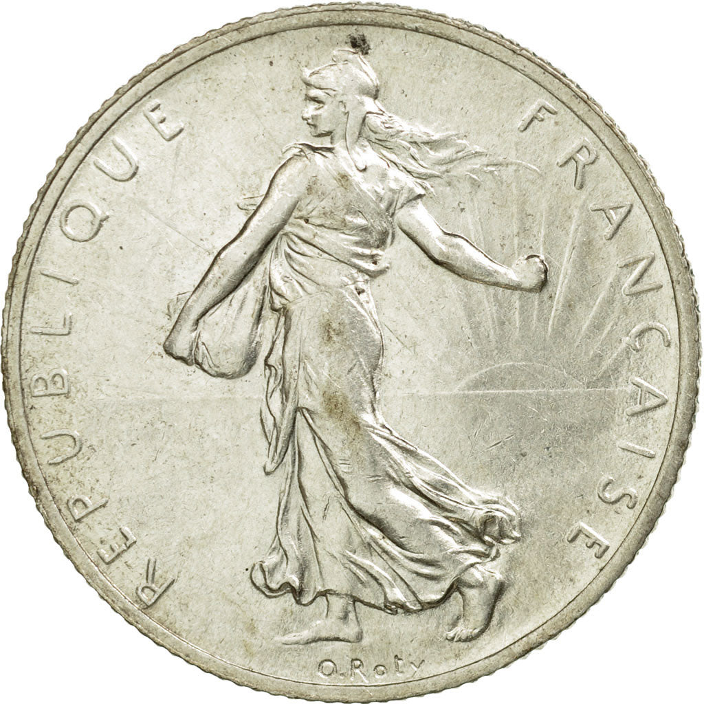 Moneta, Francia, Semeuse, 2 Francs, 1914, Paris, SPL, Argento, KM:845.1