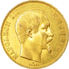 Coin, France, Napoleon III, 50 Francs, 1859, Paris, AU(50-53), Gold