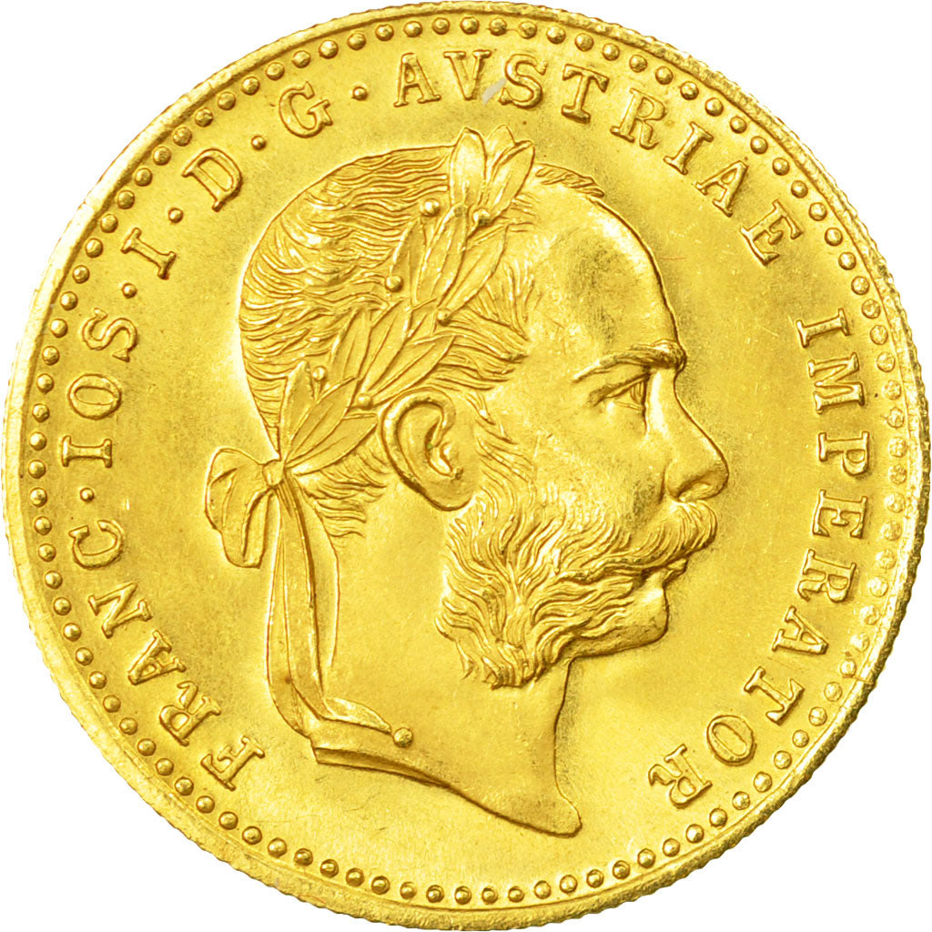 Coin, Austria, Franz Joseph I, Ducat, 1915, MS(65-70), Gold, KM:2267