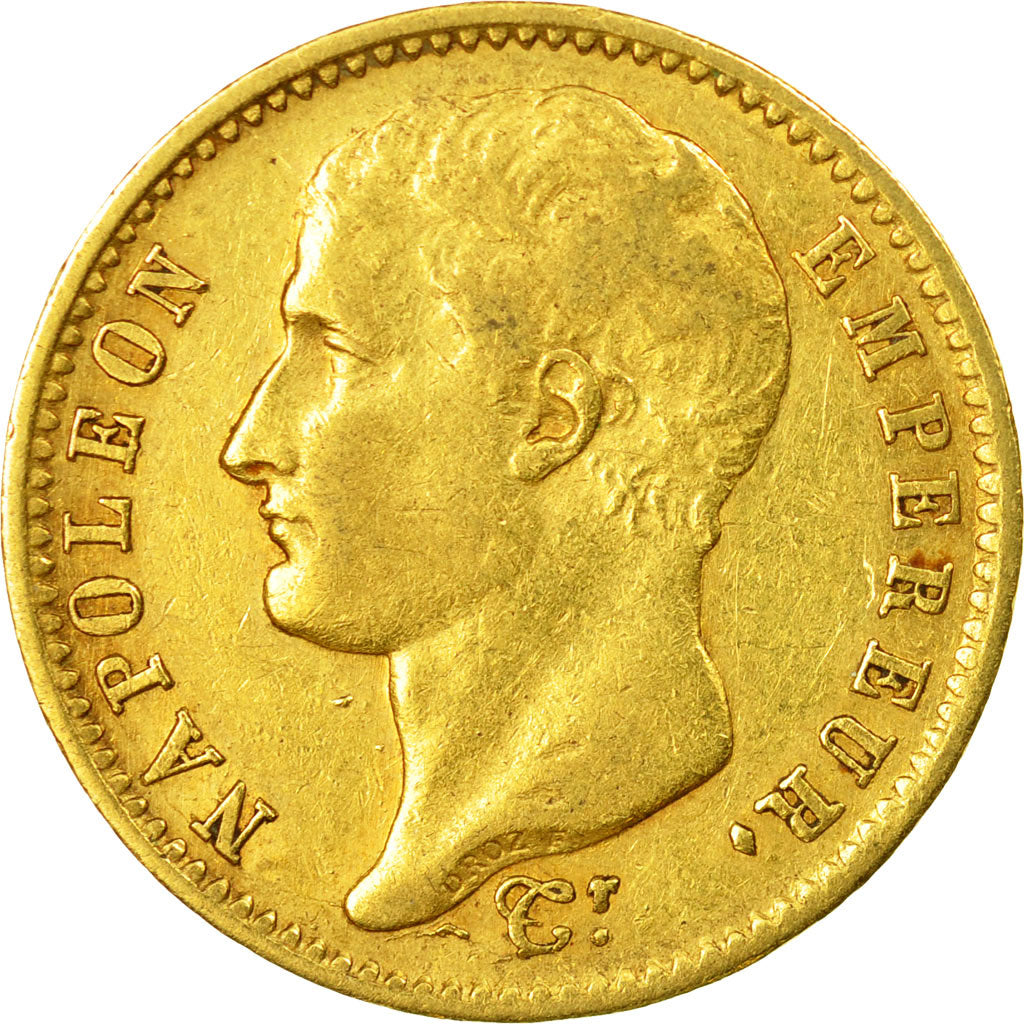 Moneda, Francia, Napoléon I, 20 Francs, 1807, Paris, MBC+, Oro, KM:A687.1