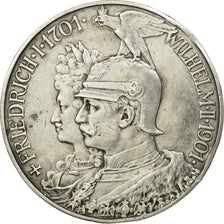 Coin, German States, PRUSSIA, Wilhelm II, 5 Mark, 1901, Berlin, AU(55-58)