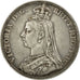 Coin, Great Britain, Victoria, Crown, 1891, EF(40-45), Silver, KM:765