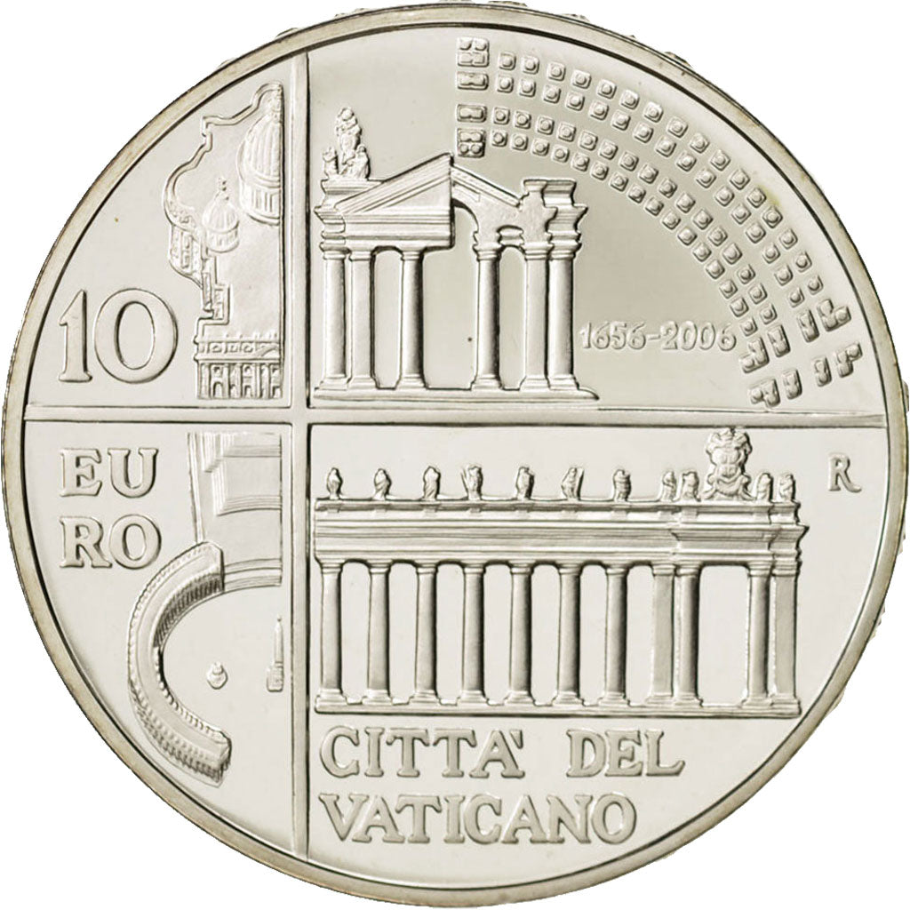 VATICAN CITY, 10 Euro, 2006, Silver, KM:396