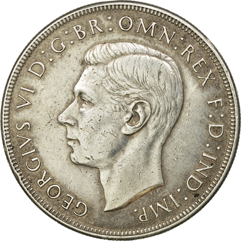 Coin, Australia, George VI, Crown, 1937, Melbourne, AU(55-58), Silver, KM:34