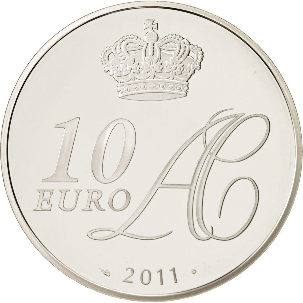 Monaco, 10 Euro, 2011, Silver, Gadoury:6
