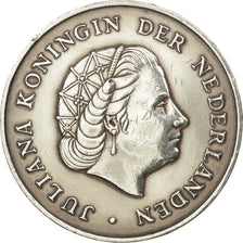 Munten, Nederlandse Antillen, Juliana, 2-1/2 Gulden, 1964, PR, Zilver, KM:7