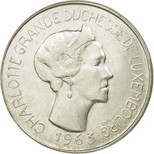 Coin, Luxembourg, Charlotte, 100 Francs, 1963, MS(63), Silver, KM:52
