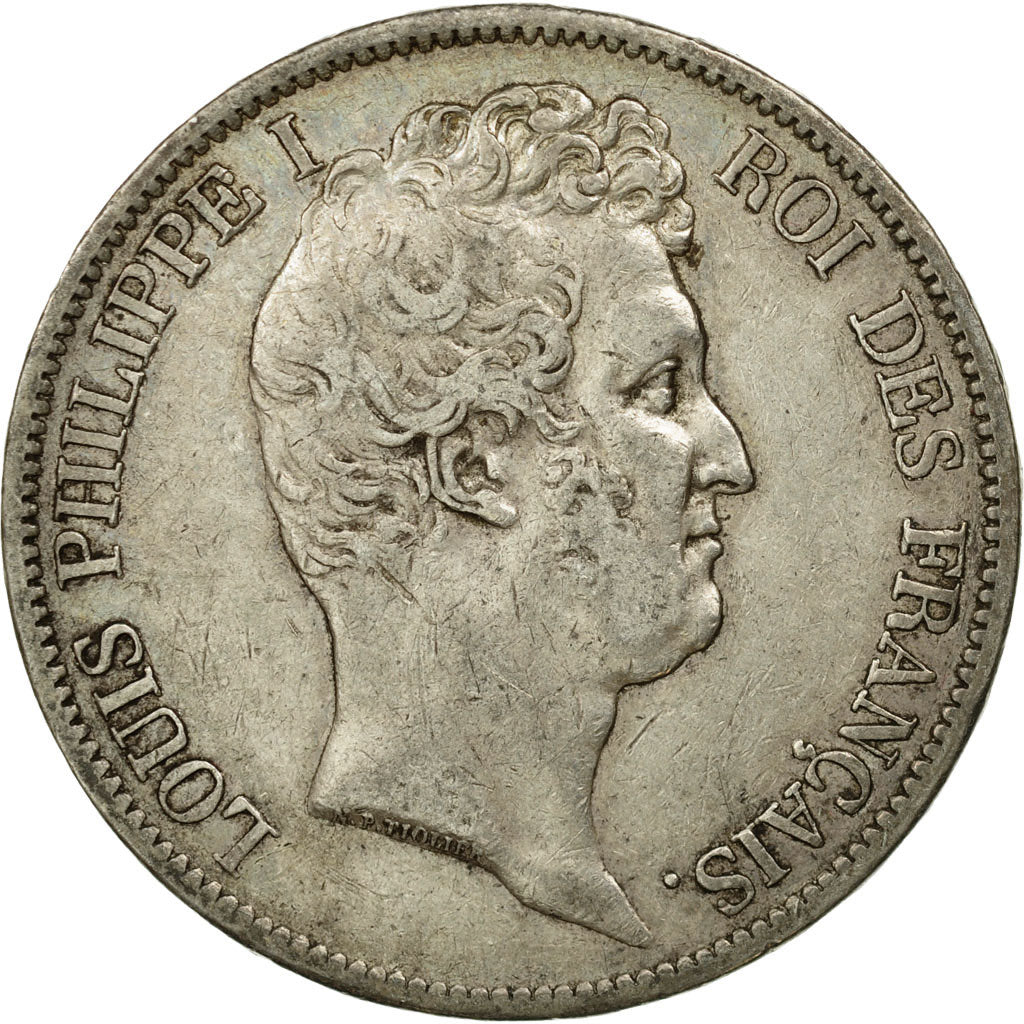 Coin, France, Louis-Philippe, 5 Francs, 1831, Paris, EF(40-45), Silver