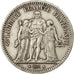 Moneta, Francia, Hercule, 5 Francs, 1849, Paris, BB, Argento, KM:756.1